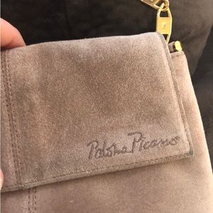 Paloma Picasso suede bag with chain